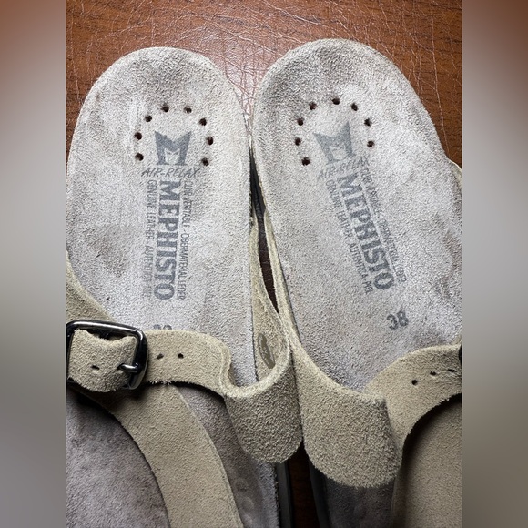 Mephisto warm grey Helen classic sandals - Picture 6 of 10